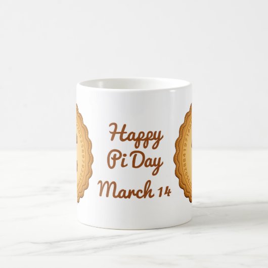 Neem taart en koffie met je pi-Mok Koffiemok (Center)