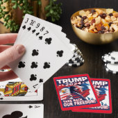 Neem terug ons Freedom Donald Trump profiel 2024 Pokerkaarten (Insitu)