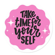 Neem tijd voor uzelf roze