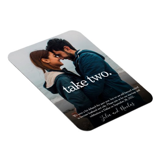 Neem Twee Moderne Uitstel sparen de Datum Magneet (Rechterzijde)