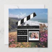 Neem twee, sla de datum van de Bedruthan-stappen o Save The Date (Voorkant)