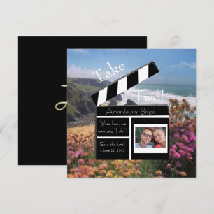 Neem twee, sla de datum van de Bedruthan-stappen o Save The Date