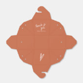 Neem uit de doos Boho Heart Minimal Terracotta Bedankdoosjes (Uitgevouwen)