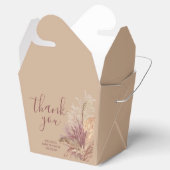 Neem uit de gunstbox Boho Pampas Grass Mauve Pink Bedankdoosjes (Geopend)