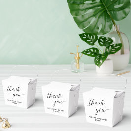 Neem uit de gunstbox Modern Minimalistisch Eenvoud Bedankdoosjes