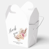 Neem uit Favor Box Boho Dusty Rose Bouquet Bedankdoosjes (Geopend)