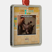 Neem uiterst kleine aanvalswijze in dienst! metalen ornament (Rechts)