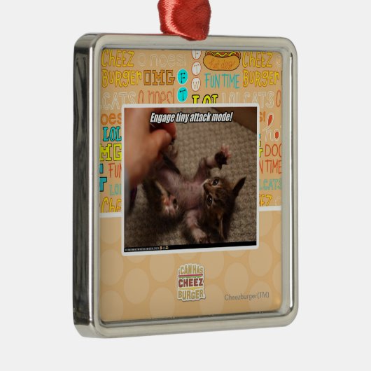 Neem uiterst kleine aanvalswijze in dienst! metalen ornament (Rechts)