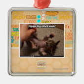 Neem uiterst kleine aanvalswijze in dienst! metalen ornament (Voorkant)