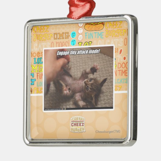 Neem uiterst kleine aanvalswijze in dienst! metalen ornament (Links)