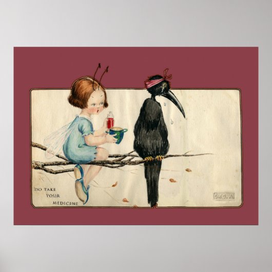 Neem uw geneesmiddel niet in poster (Voorkant)