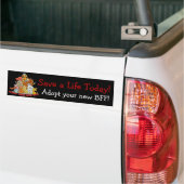 Neem uw nieuwe BFF aan! Bumpersticker (Op Truck)
