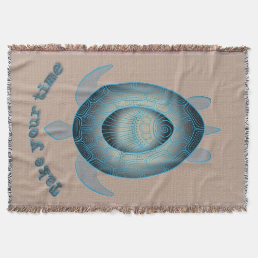 Neem uw tijd motivatie prijsopgave deken (Voorkant)