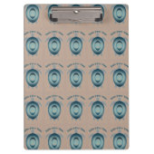 Neem uw tijd motivatie prijsopgave klembord (Voorkant)