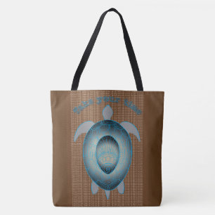 Neem uw tijd motivatie prijsopgave tote bag