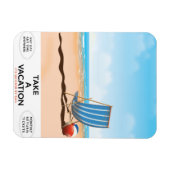 Neem vakantie magneet (Horizontaal)