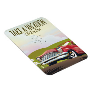 Neem vakantie - Reis per auto Magneet