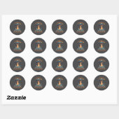Neem Verliezer We Doen Eclipse Ronde Sticker (Vel)