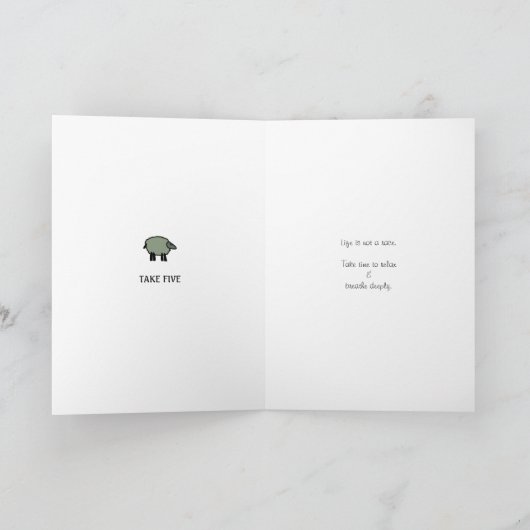 Neem Vijf_C_Greeting Kaart (Binnen)