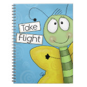 Neem vlucht vlinder notitieboek (Voorkant)