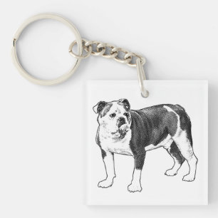Neem vreugde, kunstige charmante pup sleutelhanger