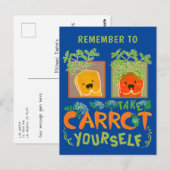 Neem wortelje zelf | Wortelbonen Briefkaart (Voorkant / Achterkant)