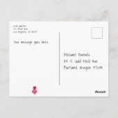 Neem wortelje zelf | Wortelbonen Briefkaart (Achterkant)