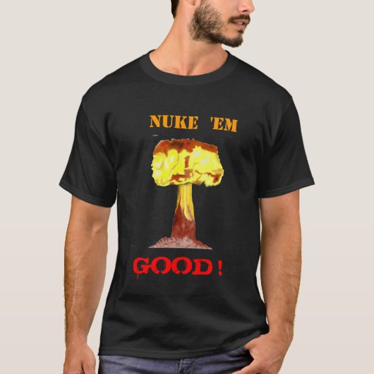 "NEEM ZE GOED!" Donkere T-shirt (Voorkant)