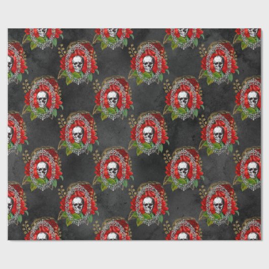 Neem zelf een gotische kleine kerst cadeaupapier (Vlak)