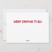 Neem zelf een groovy kerst feestdagenkaart (Achterkant)