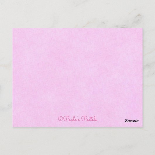 Neem zijn naam met dansende ~Scripture~Print op Briefkaart (Achterkant)