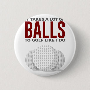 Neemt afvallen naar Golf zoals ik... Ronde Button 5,7 Cm