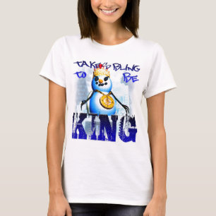 Neemt de bling om koning Spagetti-riem bovenaan te T-shirt