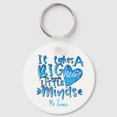 Neemt een groot hart rode notitieboek voor appelle sleutelhanger (Achterkant)