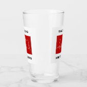 Neemt een klap - houdt het trappen glas (Links)