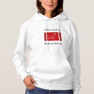 Neemt een tikkeltje - Houdt het aan tikken Hoodie