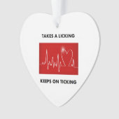 Neemt een tikkeltje - Houdt het aan tikken Ornament (voorkant)