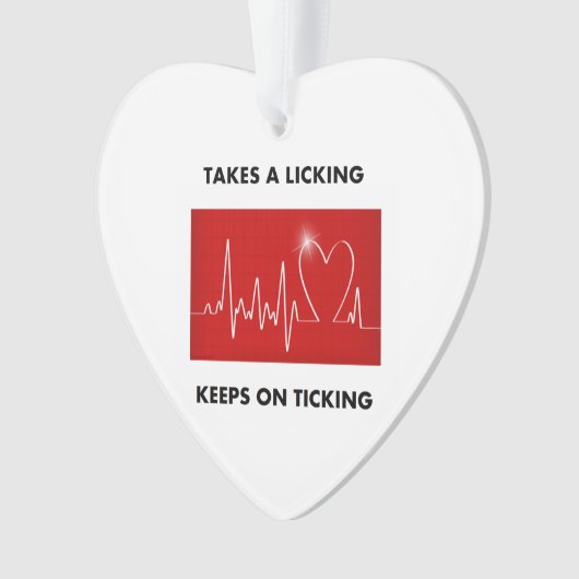 Neemt een tikkeltje - Houdt het aan tikken Ornament (voorkant)