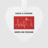 Neemt een tikkeltje - Houdt het aan tikken Ornament (achterkant)