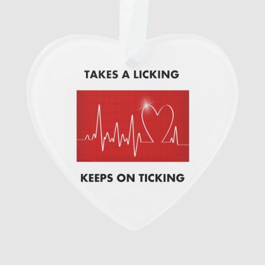 Neemt een tikkeltje - Houdt het aan tikken Ornament (achterkant)