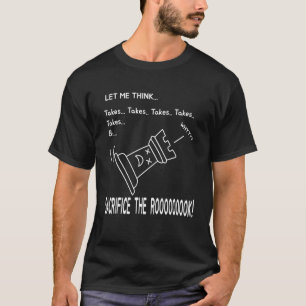 Neemt het offer van de Rook Chess T-shirt