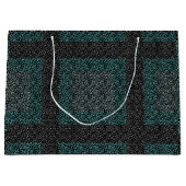 Neemt patroon 2 tonen.b Zwarte BG Groot Cadeauzakje (Voorkant)