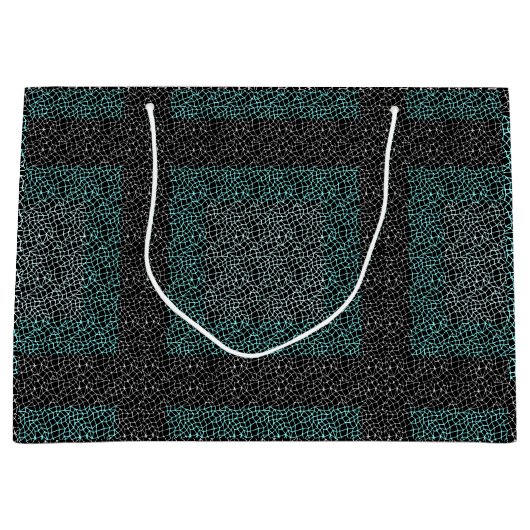 Neemt patroon 2 tonen.b Zwarte BG Groot Cadeauzakje (Voorkant)