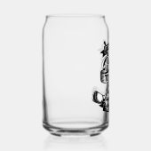 Neemt veel ballen - grappige golf blikvorm glas (Rechts)