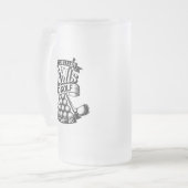 Neemt veel ballen - grappige golf matglas bierpul (Voorkant links)