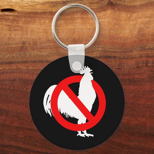 Neen (kip) sleutelhanger (Voorkant)