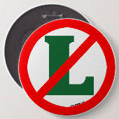 "Neen L" Button (Voorkant /achterkant)