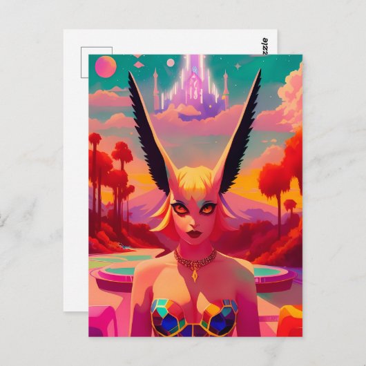 Neena, Belle of the Cannibal Pixies Briefkaart (Voorkant / Achterkant)