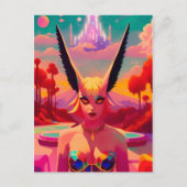 Neena, Belle of the Cannibal Pixies Briefkaart (Voorkant)