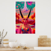 Neena, Belle of the Cannibal Pixies large Poster (Keuken)